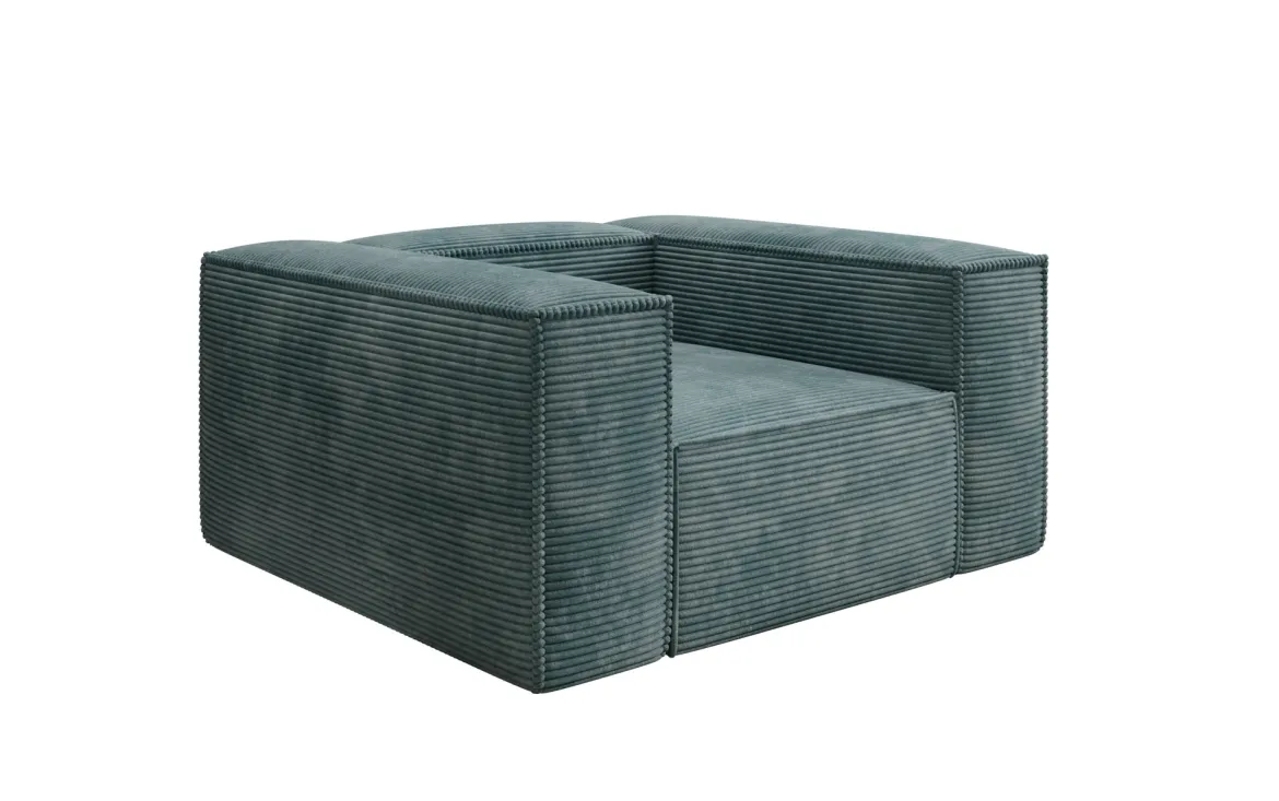 Designer Sofa-Sessel Lesley in Cord