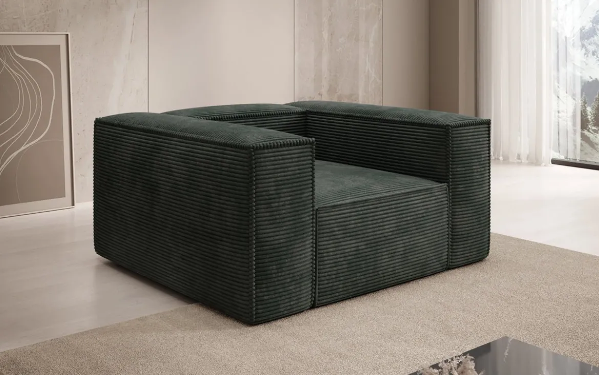 Designer Sofa-Sessel Lesley in Cord