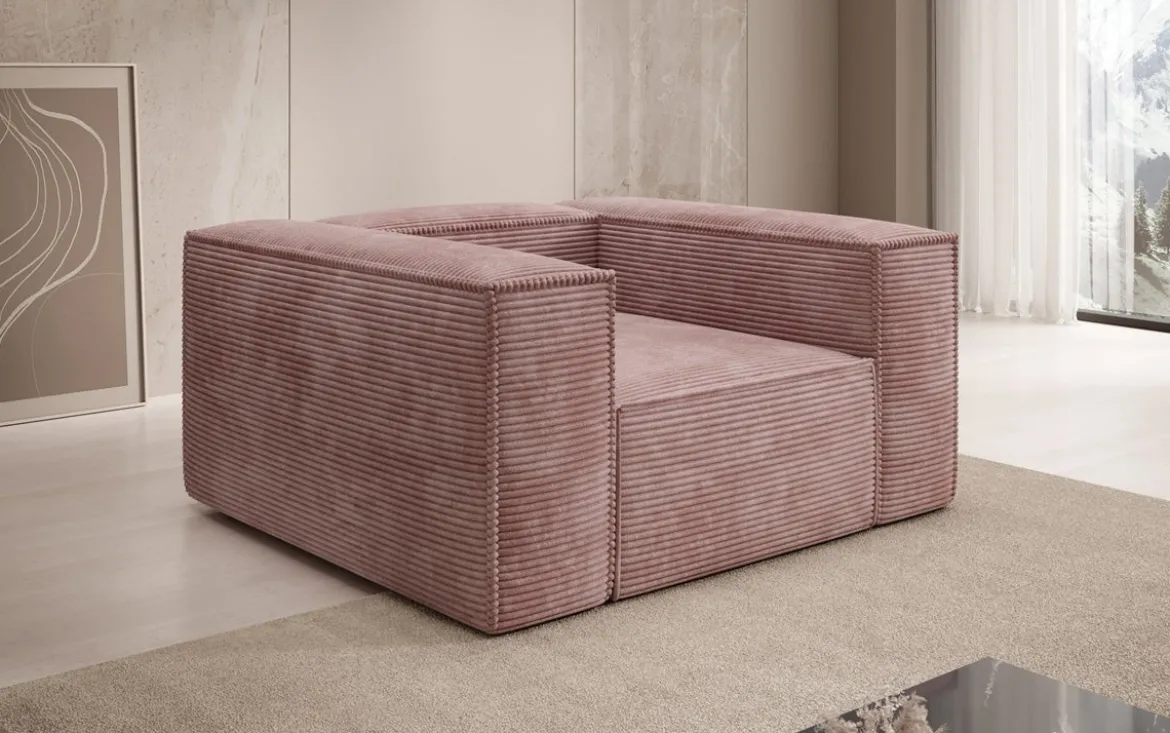 Designer Sofa-Sessel Lesley in Cord