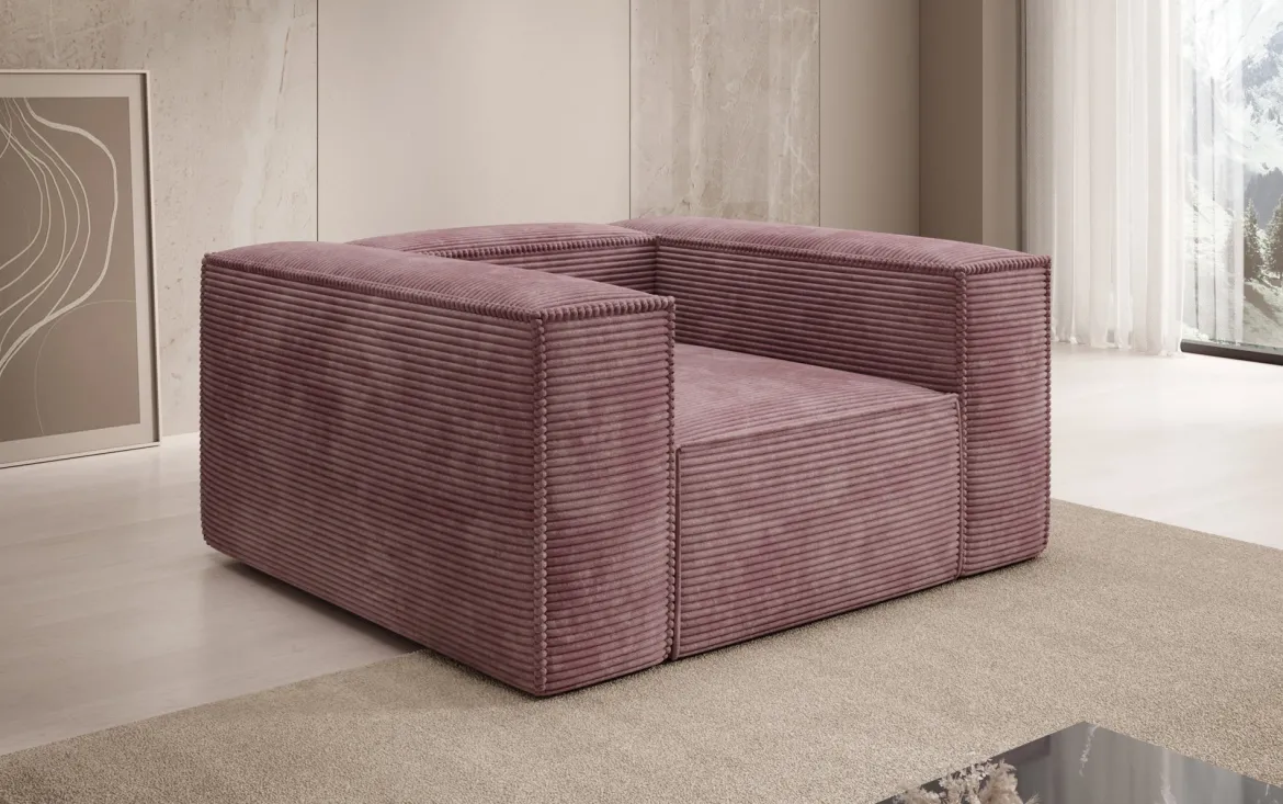 Designer Sofa-Sessel Lesley in Cord