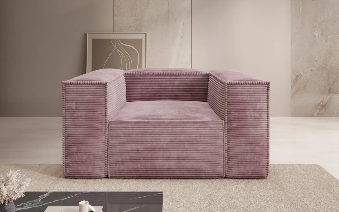 Designer Sofa-Sessel Lesley in Cord