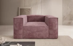Designer Sofa-Sessel Lesley in Cord