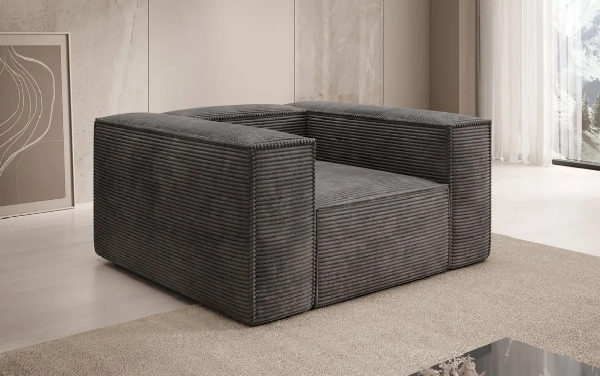 Designer Sofa-Sessel Lesley in Cord