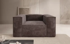 Designer Sofa-Sessel Lesley in Cord