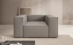 Designer Sofa-Sessel Lesley in Stoff