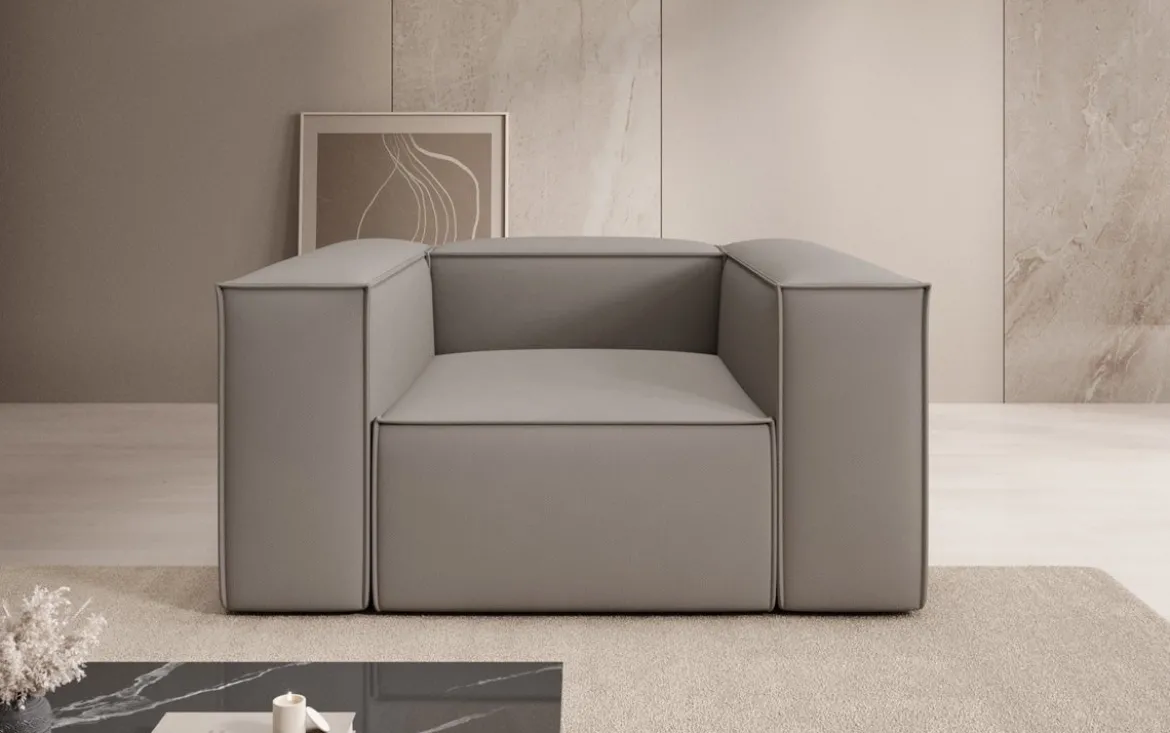 Designer Sofa-Sessel Lesley in Stoff