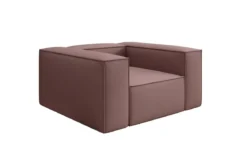 Designer Sofa-Sessel Lesley in Stoff