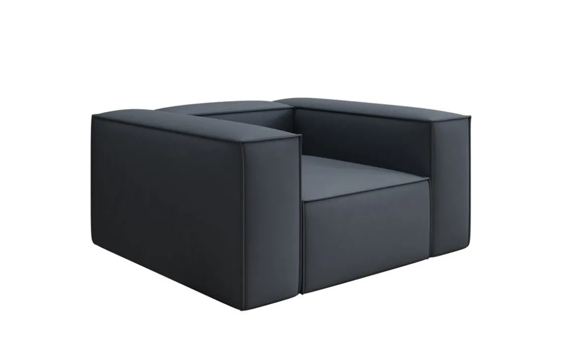 Designer Sofa-Sessel Lesley in Stoff