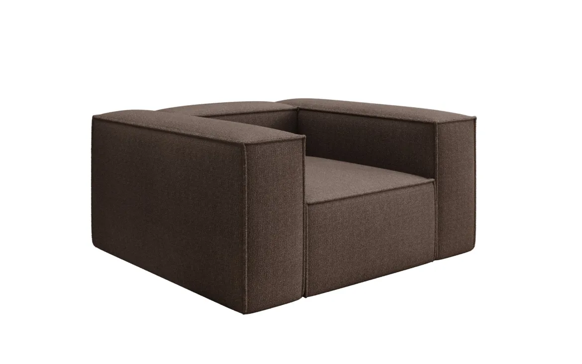 Designer Sofa-Sessel Lesley in Bouclé