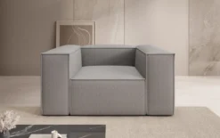Designer Sofa-Sessel Lesley in Bouclé