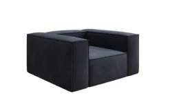 Designer Sofa-Sessel Lesley in Samt