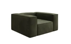 Designer Sofa-Sessel Lesley in Samt