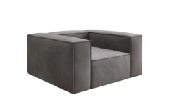 Designer Sofa-Sessel Lesley in Samt