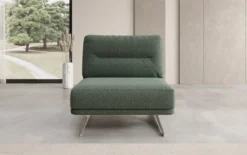 Designer Sofa-Sessel Torino ohne Armlehnen in Bouclé