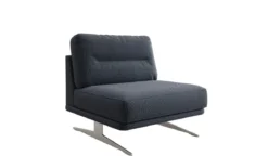 Designer Sofa-Sessel Torino ohne Armlehnen in Bouclé