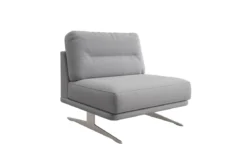 Designer Sofa-Sessel Torino ohne Armlehnen in Bouclé