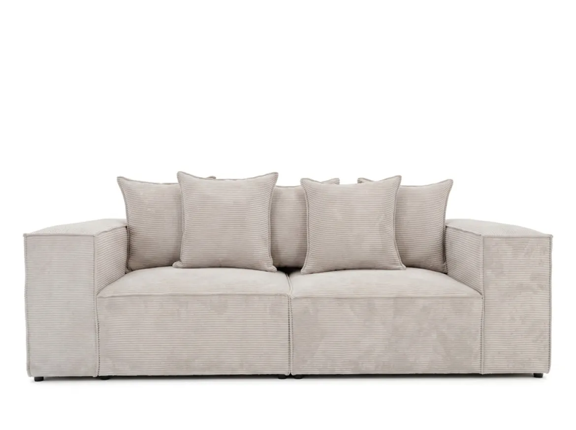Designer Sofa 3 Sitzer Largo in Cord