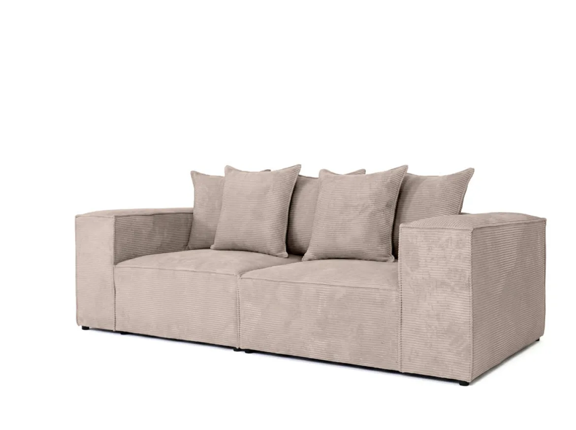 Designer Sofa 3 Sitzer Largo in Cord