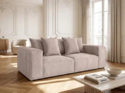 Designer Sofa 3 Sitzer Largo in Cord