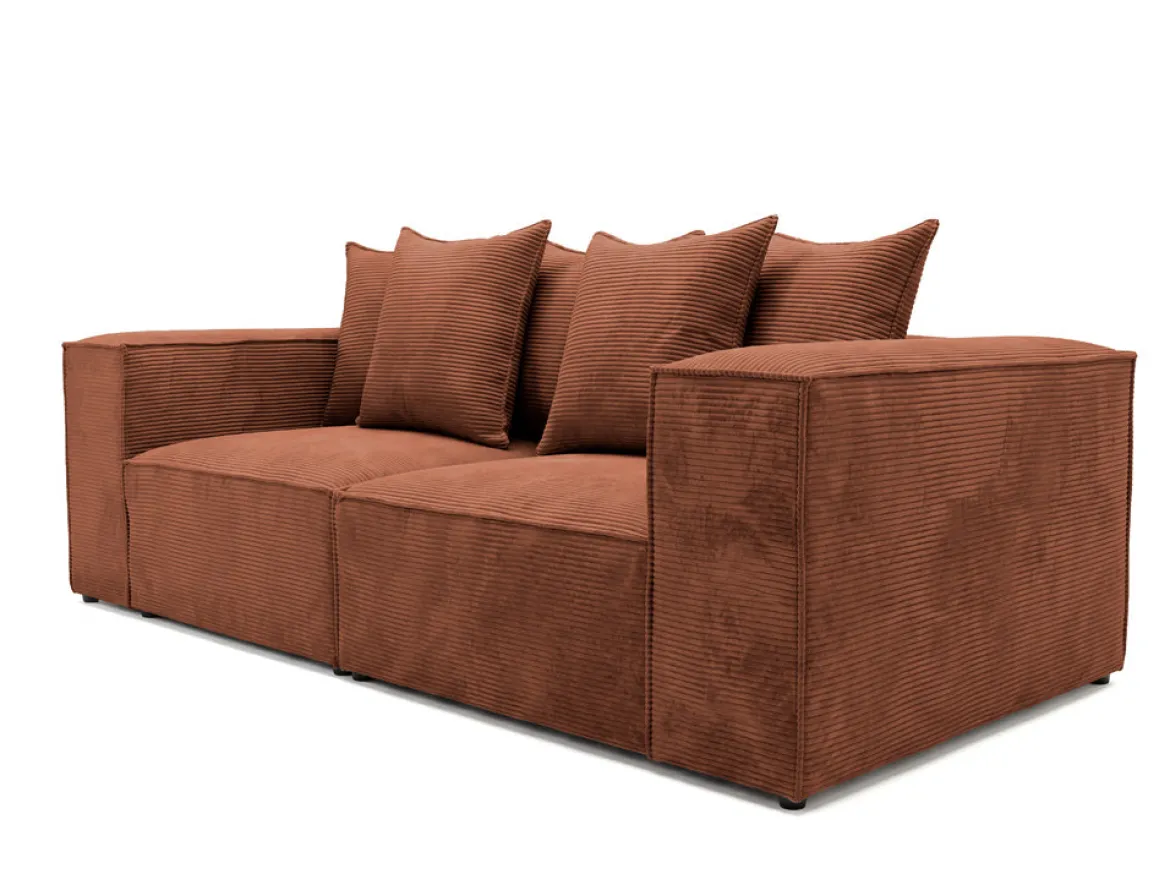 Designer Sofa 3 Sitzer Largo in Cord