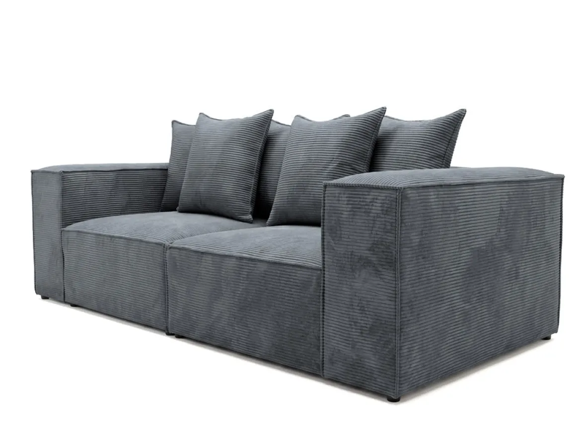 Designer Sofa 3 Sitzer Largo in Cord