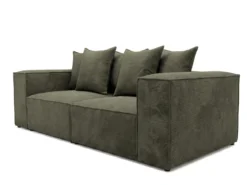 Designer Sofa 3 Sitzer Largo in Cord