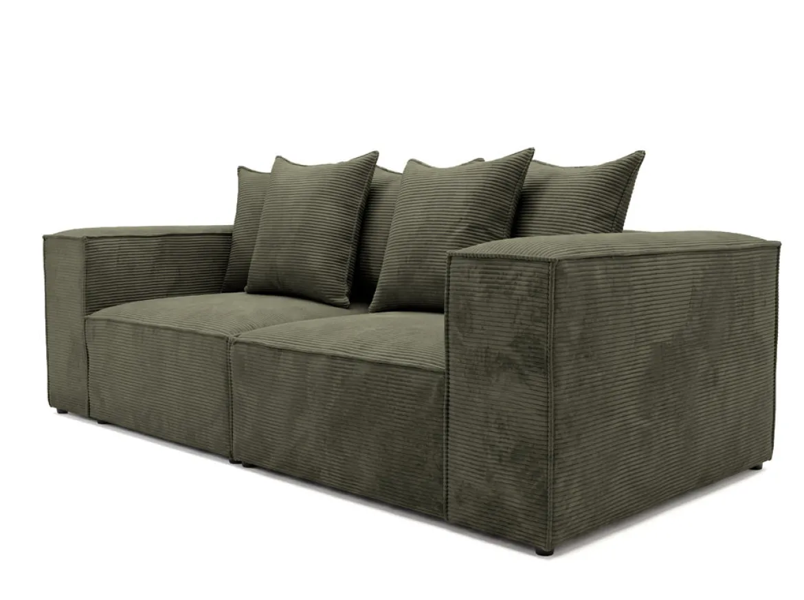 Designer Sofa 3 Sitzer Largo in Cord