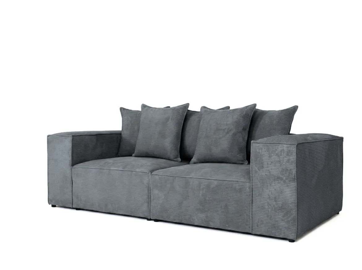 Designer Sofa 3 Sitzer Largo in Cord