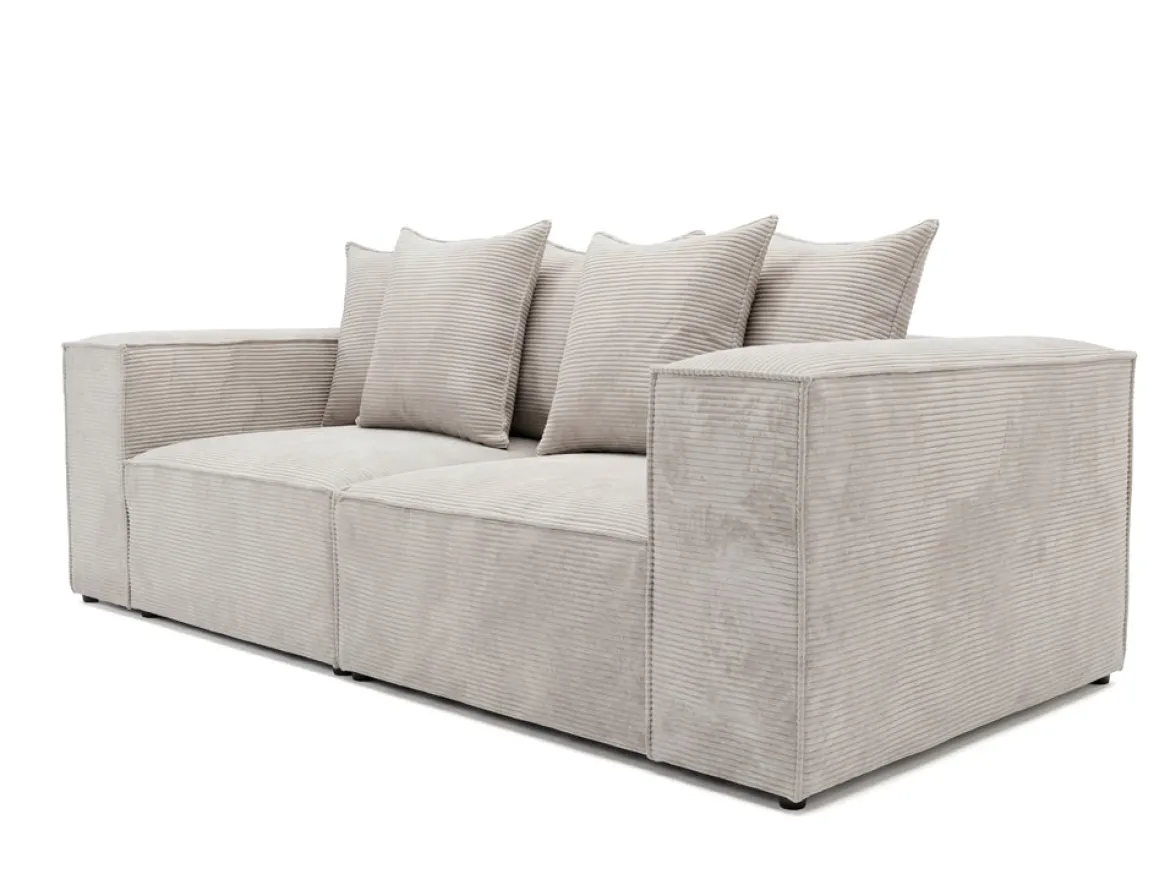 Designer Sofa 3 Sitzer Largo in Cord