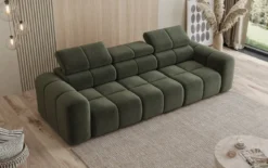 Designer Sofa 3 Sitzer Mia in Chenille