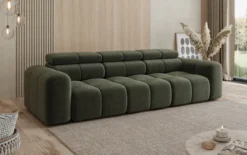 Designer Sofa 3 Sitzer Mia in Chenille