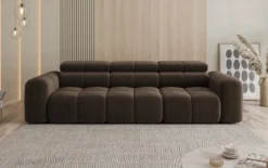 Designer Sofa 3 Sitzer Mia in Chenille