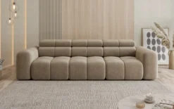 Designer Sofa 3 Sitzer Mia in Chenille