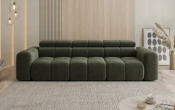 Designer Sofa 3 Sitzer Mia in Chenille