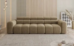 Designer Sofa 3 Sitzer Mia in Chenille