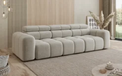 Designer Sofa 3 Sitzer Mia in Chenille