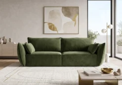 Designer Sofa 3 Sitzer Nuvola in Samt