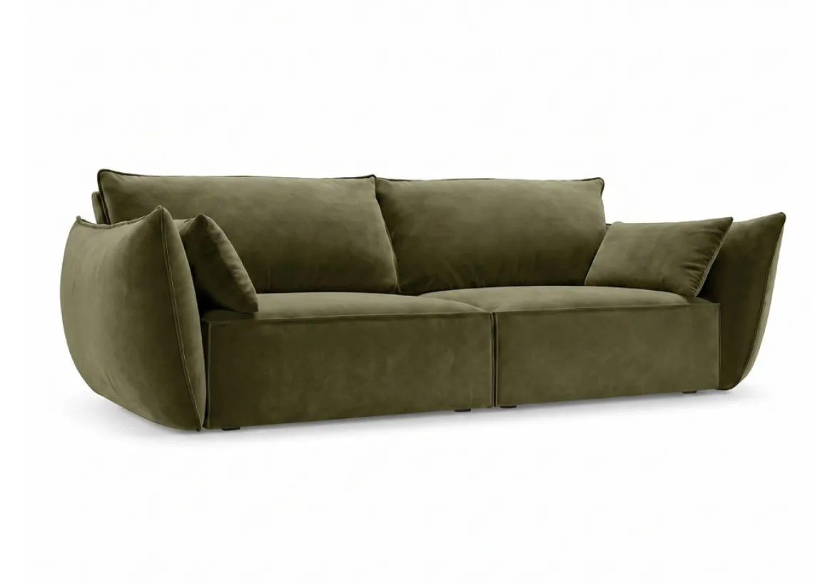 Designer Sofa 3 Sitzer Nuvola in Samt