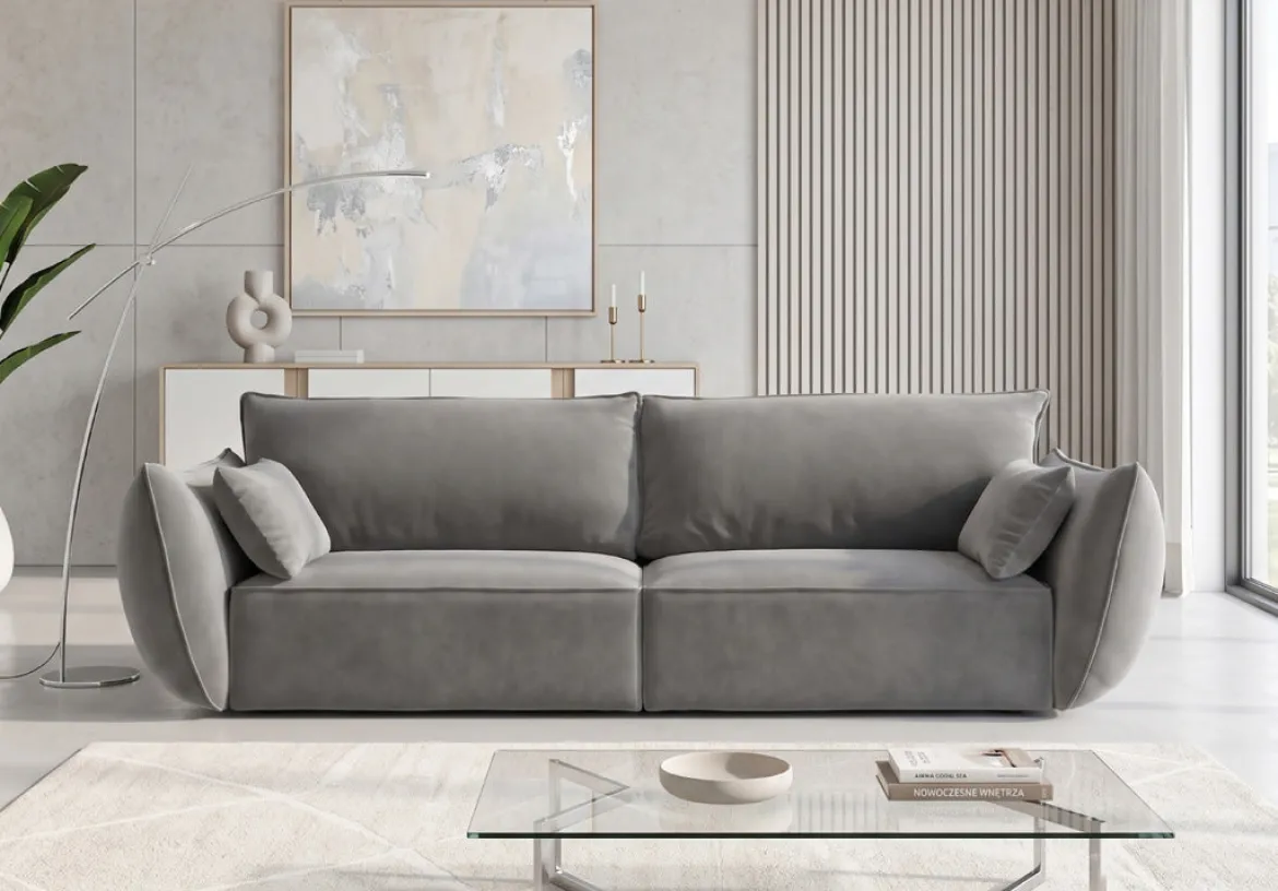 Designer Sofa 3 Sitzer Nuvola in Samt