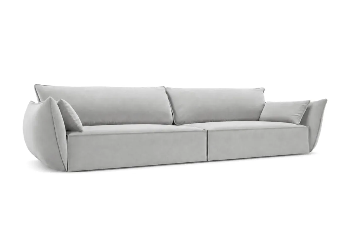 Designer Sofa 4 Sitzer Nuvola in Samt