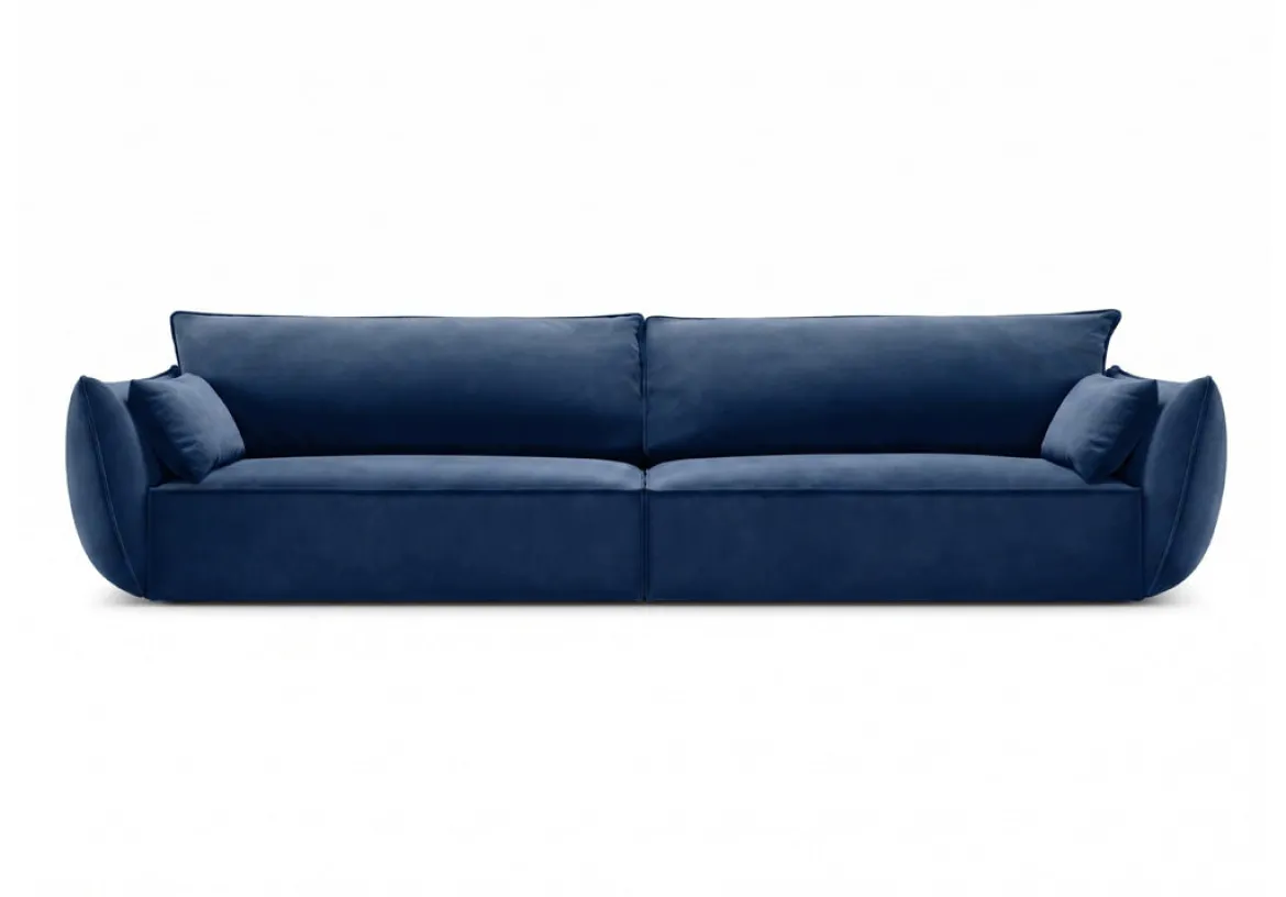Designer Sofa 4 Sitzer Nuvola in Samt