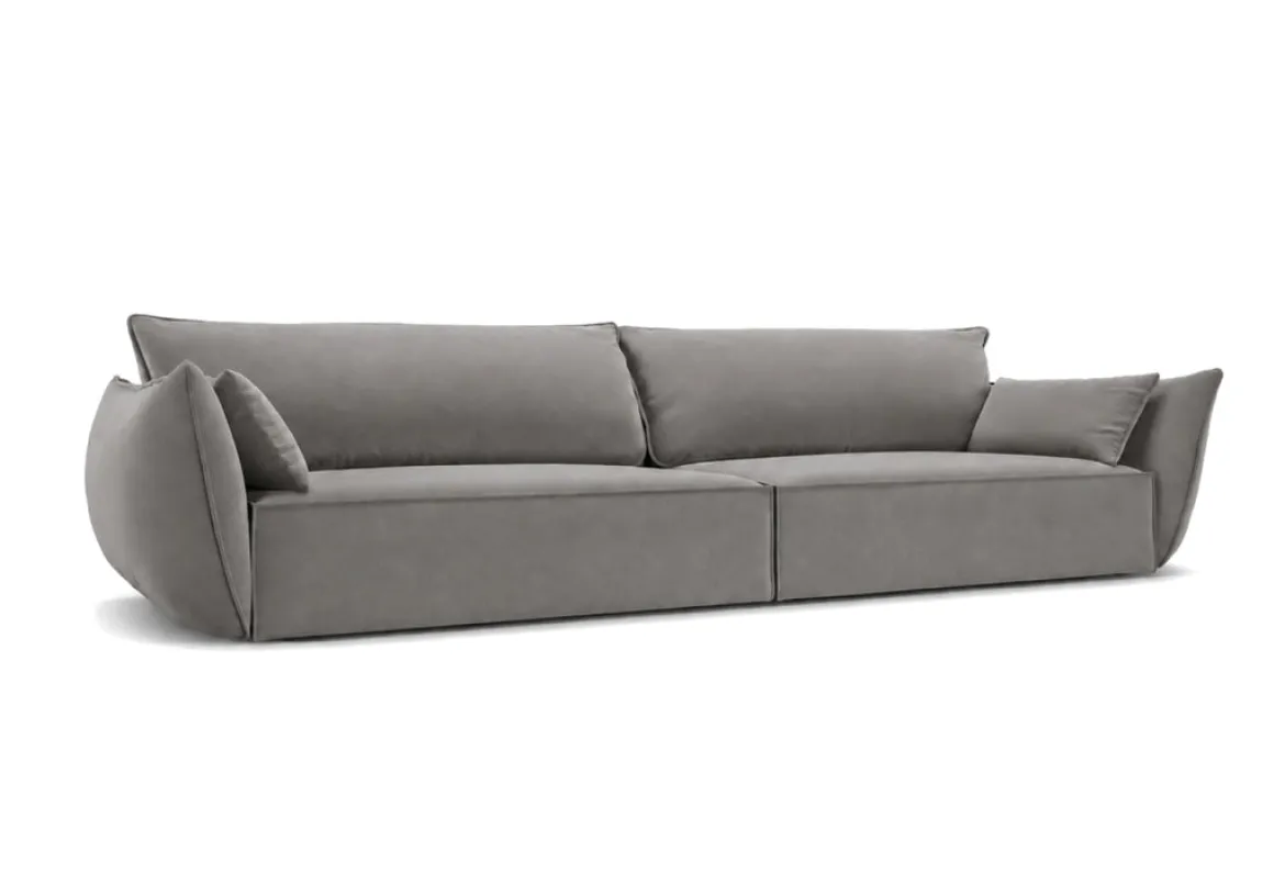 Designer Sofa 4 Sitzer Nuvola in Samt