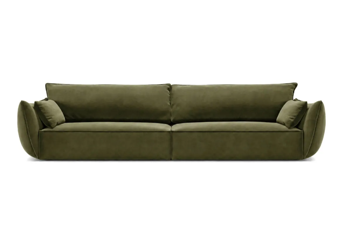 Designer Sofa 4 Sitzer Nuvola in Samt