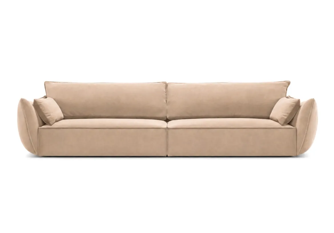 Designer Sofa 4 Sitzer Nuvola in Samt