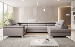 Designer Sofa Torino mit Schlaf- und Klappfunktion