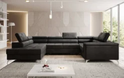 Designer Sofa Torino mit Schlaf- und Klappfunktion