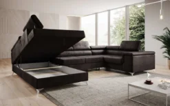 Designer Sofa Torino mit Schlaf- und Klappfunktion