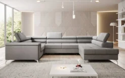 Designer Sofa Torino mit Schlaf- und Klappfunktion