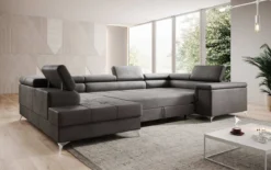 Designer Sofa Torino mit Schlaf- und Klappfunktion