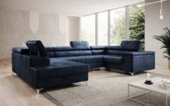 Designer Sofa Torino mit Schlaf- und Klappfunktion